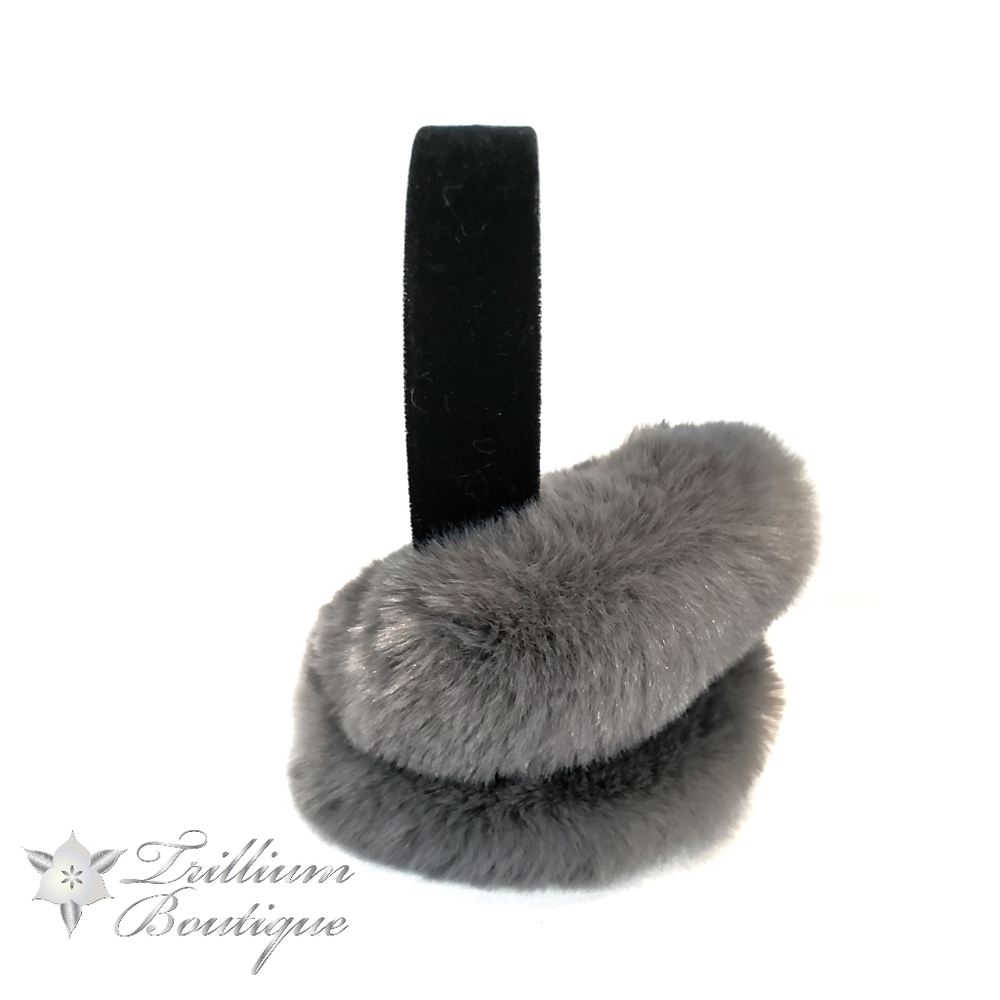 Surell Faux Fur Earmuffs with Velvet Band NWT! - Picture 6 of 7